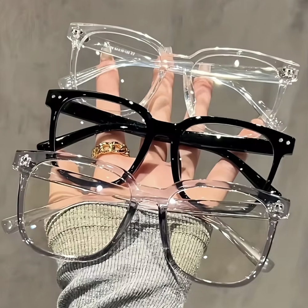 Universal Clear and Black Fashion Glasses NWOT